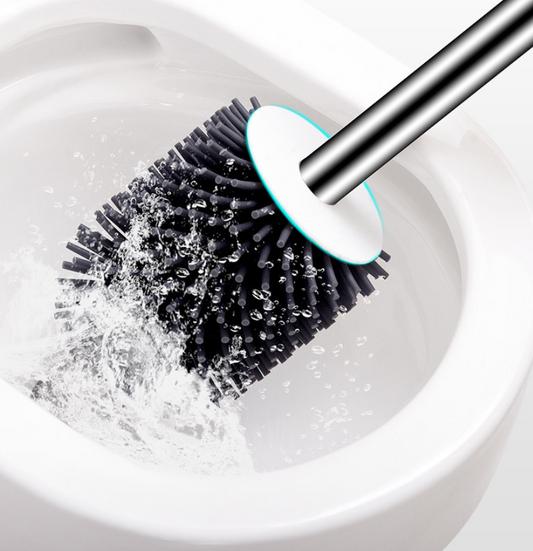 Toilet cleaning brush set round-bottomed toilet brush - KKscollecation