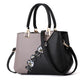 Contrasting color ladies bag handbag