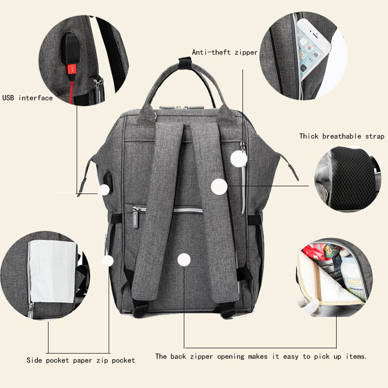 Multifunctional large capacity mummy bag - KKscollecation