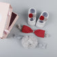 New baby hair accessories socks and shoes set box - KKscollecation