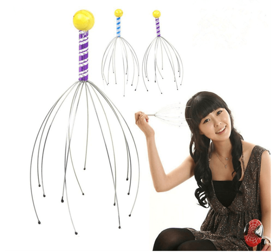 Hair Hair Raising Octopus Scalp Massager Massage Claw Manual Massager Head Massager  Grasper - KKscollecation