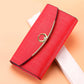 Women's Wallet Leather Tri-Fold Wallet Long Wallet Large Capacity Clutch - KKscollecation