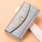 Women's Wallet Leather Tri-Fold Wallet Long Wallet Large Capacity Clutch - KKscollecation