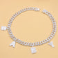 Creative Hip Hop Zircon Letter Pendant Necklace - KKscollecation