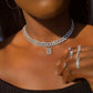 Creative Hip Hop Zircon Letter Pendant Necklace - KKscollecation