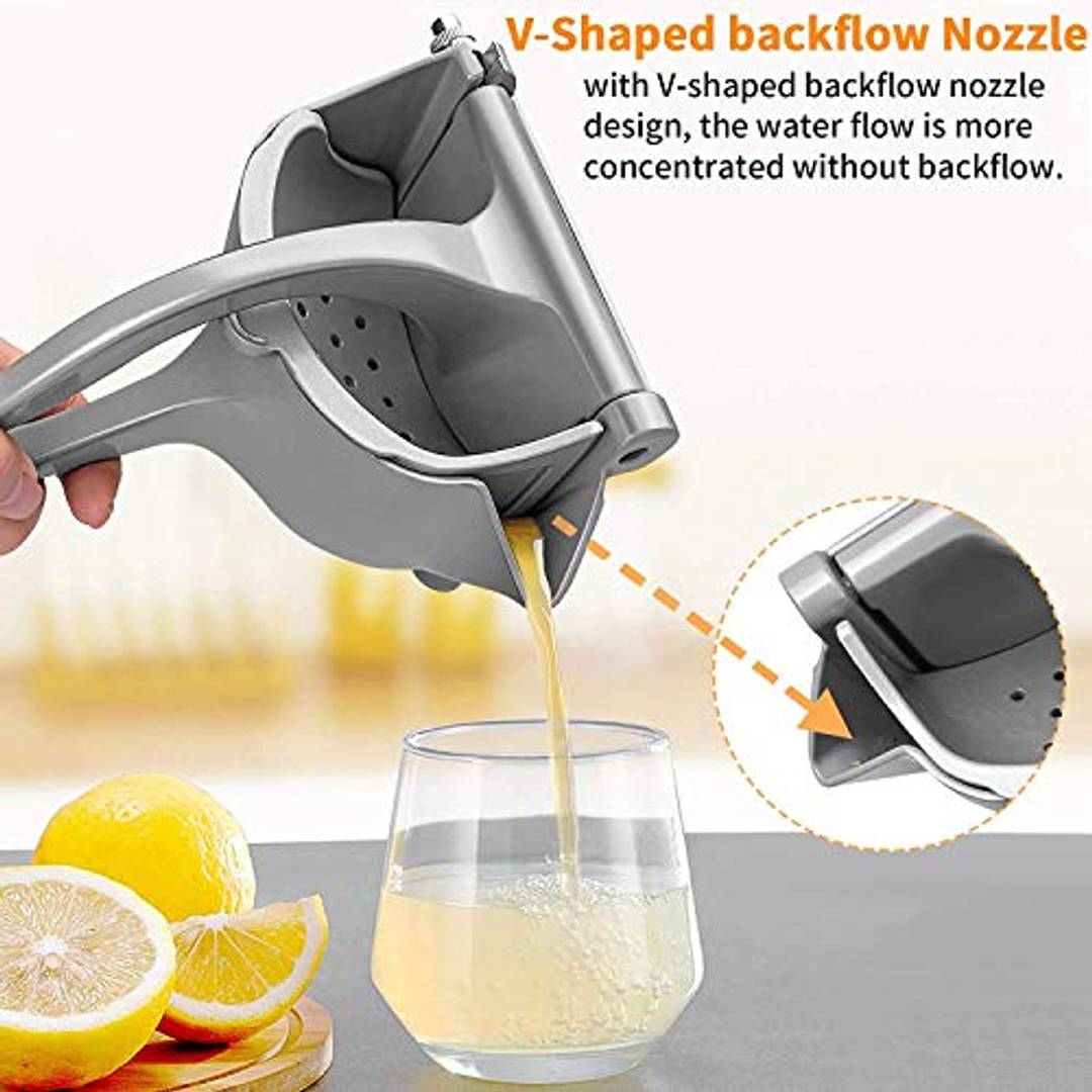 Kitchen Heavy Duty Aluminium Metal Manual Hand Press Juicer, Handheld Fruit, Vegetable Juicer, Lemon-Lime Squeezer, Instant juicer Orange juicer, Simple Fruit Press Squeezer Extractor Tool - KKscollecation