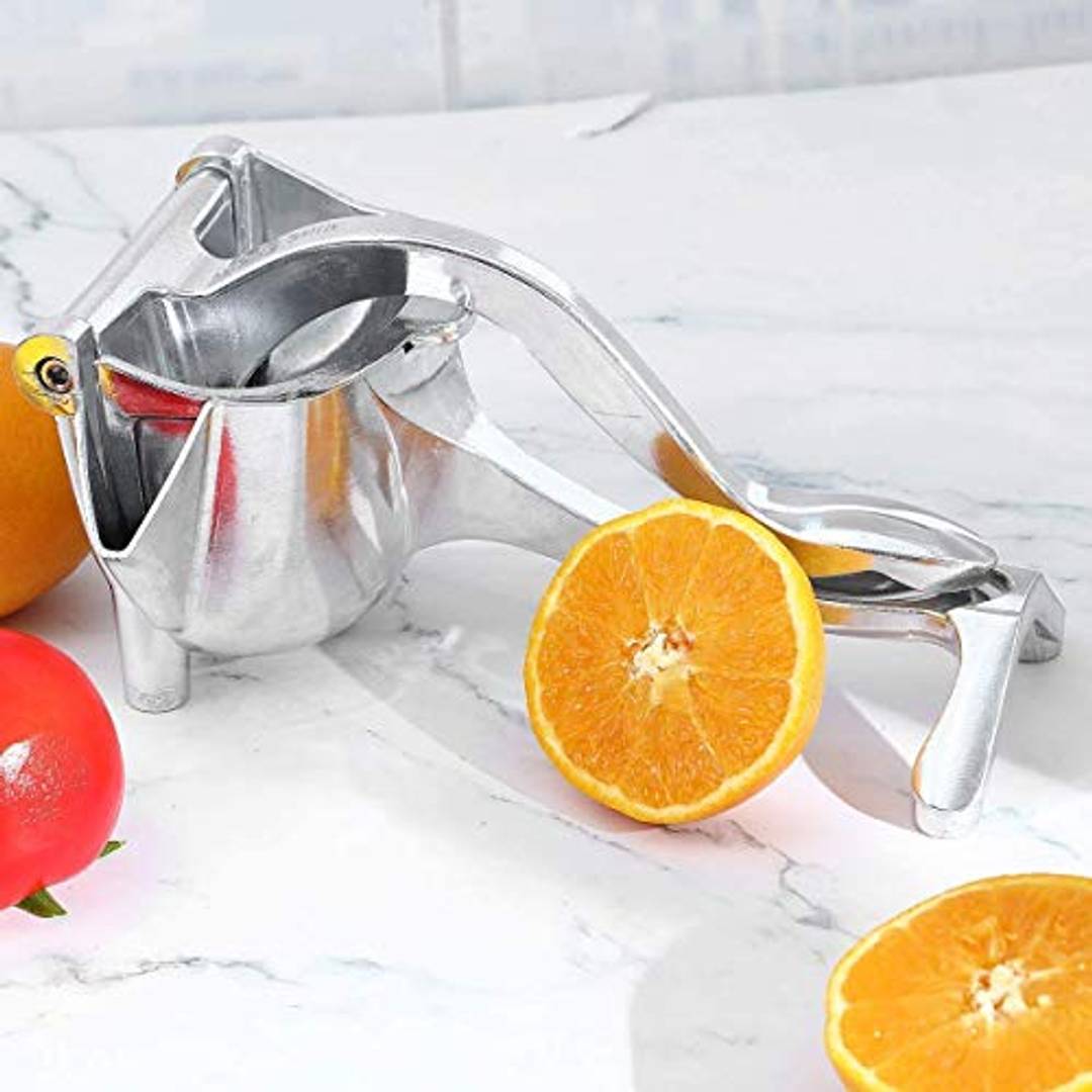 Kitchen Heavy Duty Aluminium Metal Manual Hand Press Juicer, Handheld Fruit, Vegetable Juicer, Lemon-Lime Squeezer, Instant juicer Orange juicer, Simple Fruit Press Squeezer Extractor Tool - KKscollecation