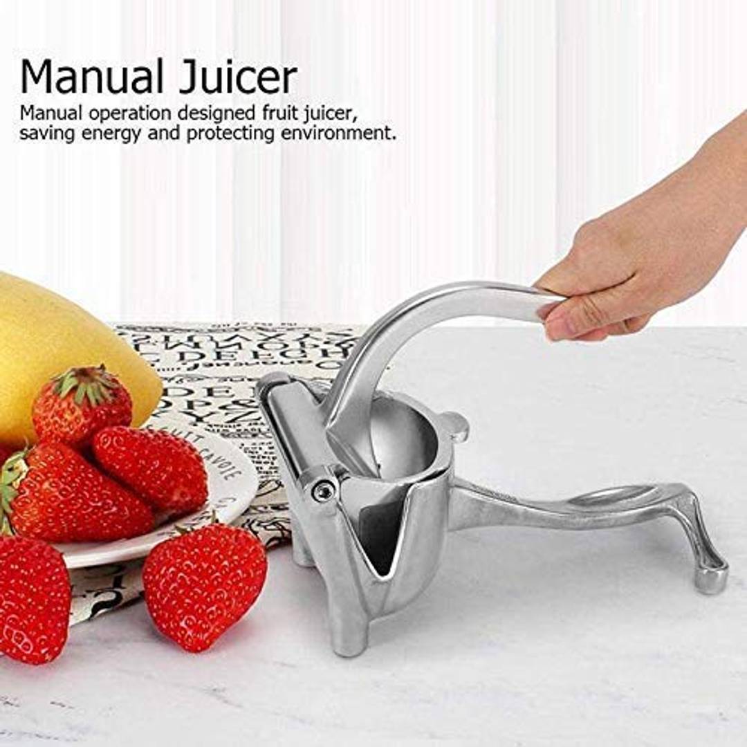 Kitchen Heavy Duty Aluminium Metal Manual Hand Press Juicer, Handheld Fruit, Vegetable Juicer, Lemon-Lime Squeezer, Instant juicer Orange juicer, Simple Fruit Press Squeezer Extractor Tool - KKscollecation