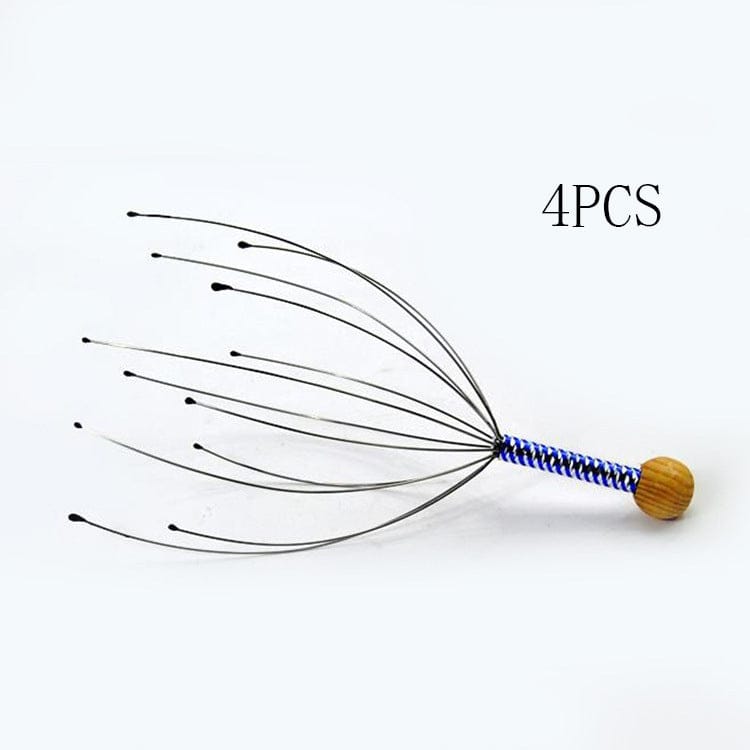 Hair Hair Raising Octopus Scalp Massager Massage Claw Manual Massager Head Massager  Grasper - KKscollecation