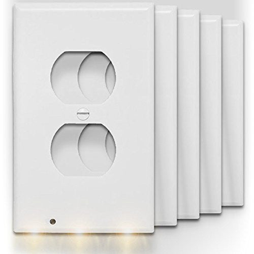 Durable Convenient Outlet Cover Duplex Wall Plate Led - KKscollecation