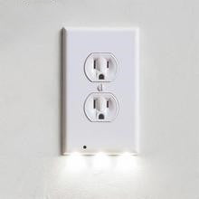 Durable Convenient Outlet Cover Duplex Wall Plate Led - KKscollecation