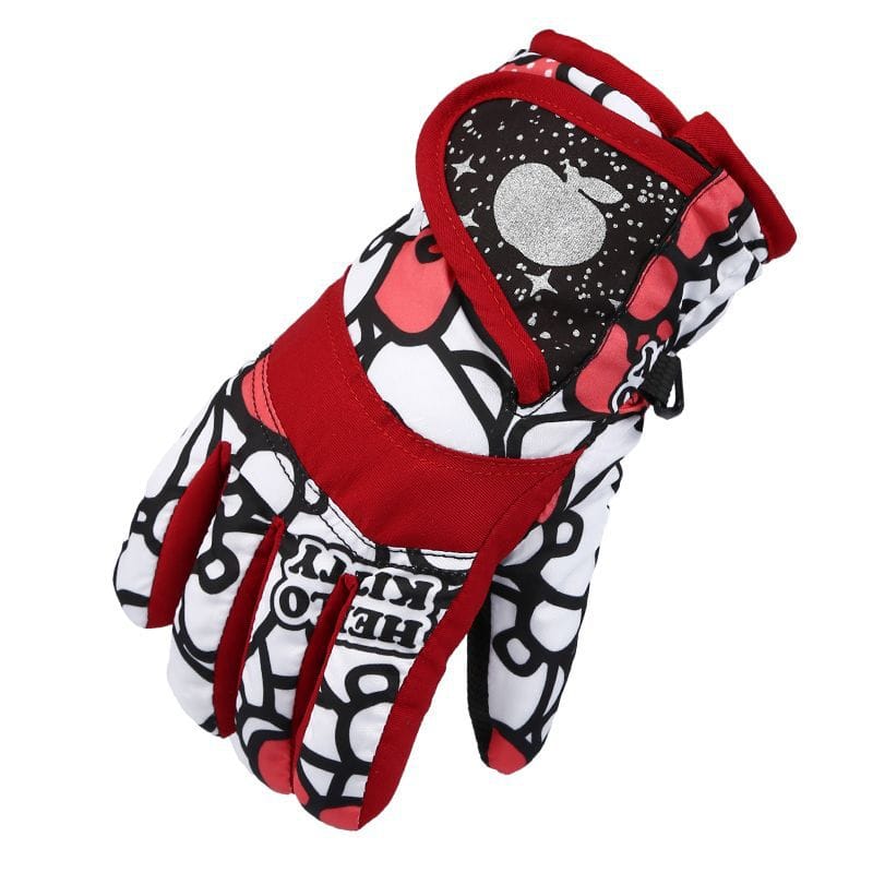 Thicken Warm And Cold-proof Riding Outdoor Skating Ski Gloves For Kids - KKscollecation