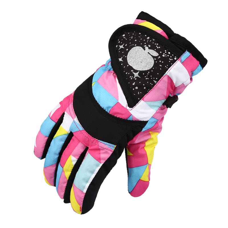 Thicken Warm And Cold-proof Riding Outdoor Skating Ski Gloves For Kids - KKscollecation