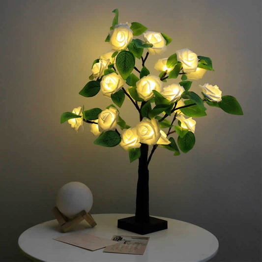 Rose Led Flower Tree Lamp - KKscollecation