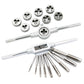 Tap And Die Set Hand Tap Hardware Tool Wrench Wrench Metric Tap Set - KKscollecation