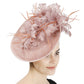 Horse Racing Festival Fashion High-End Top Hat Hair Accessories Aristocratic Ladies Feather Hat Hair Accessories Hairpin - KKscollecation