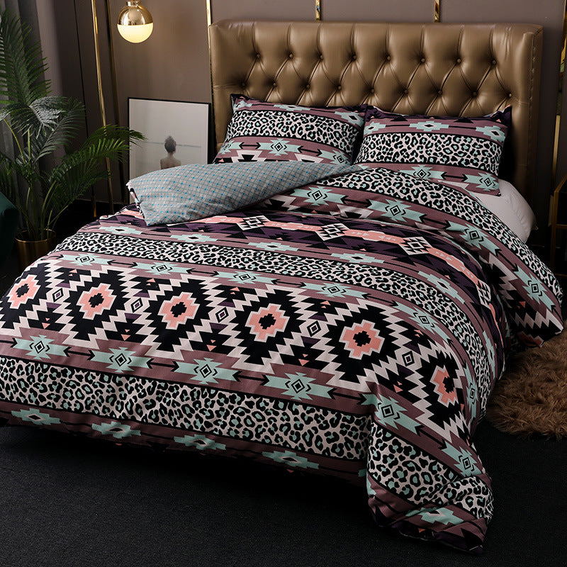 Bedding Set Bohemian Ethnic Style Three-piece Set - KKscollecation