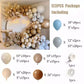 Cross-border New Retro Gray Apricot Balloon Chain Set Party Wedding Adult Ceremony Opening Arch Wreath Decoration - KKscollecation