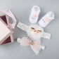 New baby hair accessories socks and shoes set box - KKscollecation