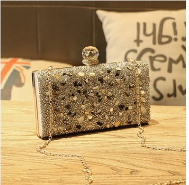 Crossbody bag diamond evening bag - KKscollecation