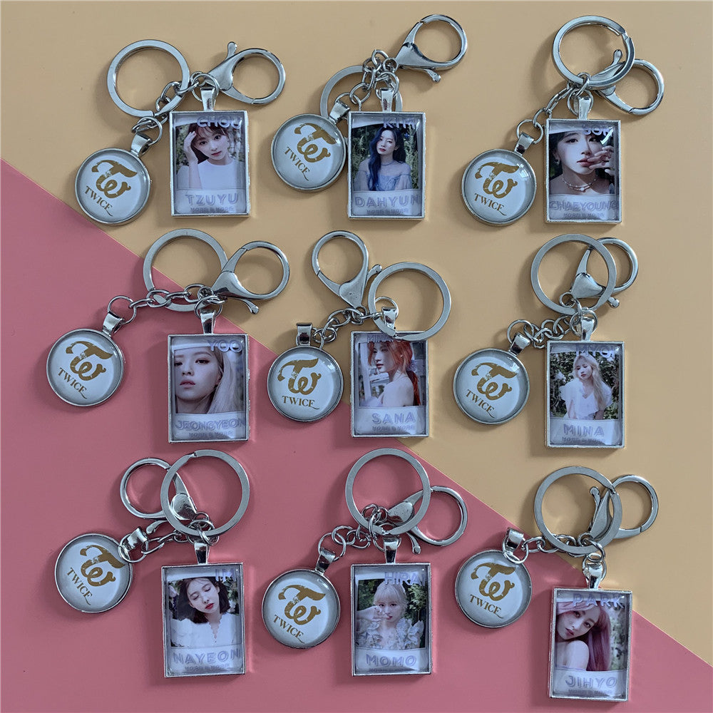 TWICE Same Metal Keychain Key Chain Pendant - KKscollecation