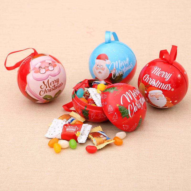 Christmas ball candy jar - KKscollecation