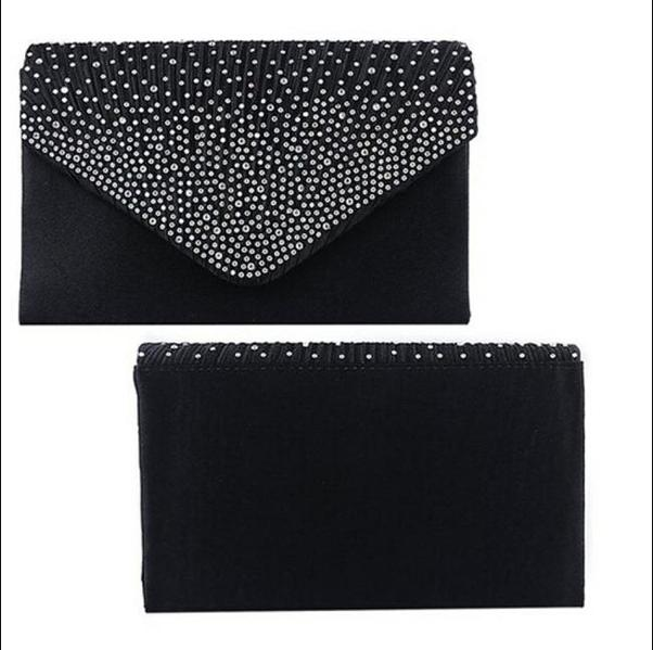 Simple & Elegant Evening Bag - Black Family - KKscollecation