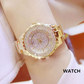 Hot new starry women's watch full brick automatic non-mechanical ladies watch student fashion watch waterproof - KKscollecation