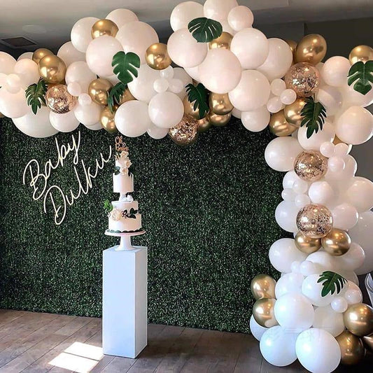 1set Purple Gold Balloons Macaron Balloon Burgundy Garland Arch White Gold Confetti Kit Birthday Party Wedding Decoration - Krosscanada
