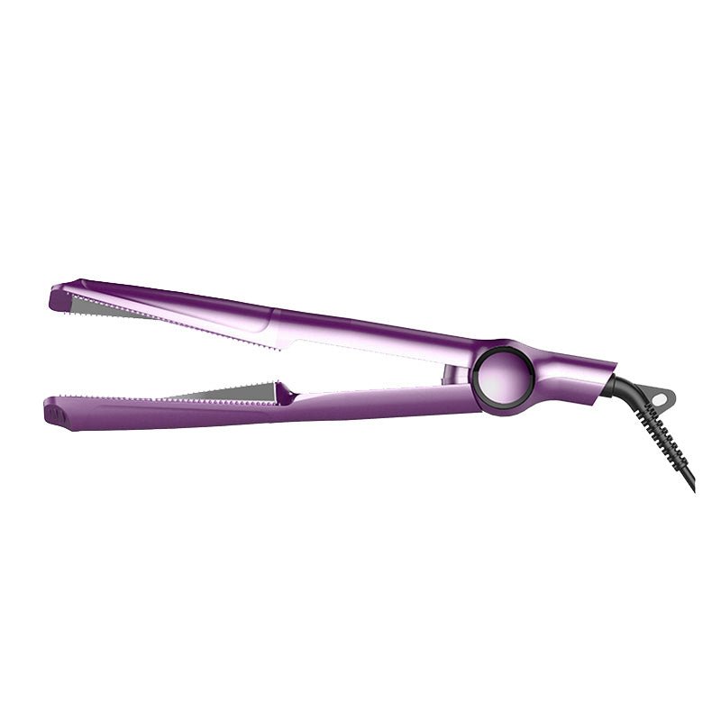 2 In1 Professional Hair Straightener Hair Crimper Dry/Wet Hair Straightening Curling Comb - Krosscanada