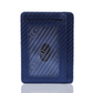 2021 New Fashion Pu Leather Carbon Fiber Wallet Mini Slim Wallets Business Men Credit Card ID Holder with RFID Anti - chief Purse - Krosscanada