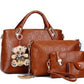 2021 new Korean fashion handbags embossed four piece ladies bag shoulder diagonal handbag - Krosscanada