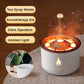 2022 New Creative Ultrasonic Essential Oil Humidifier Volcano Aromatherapy Machine Spray Jellyfish Air Flame Humidifier Diffuser - Krosscanada