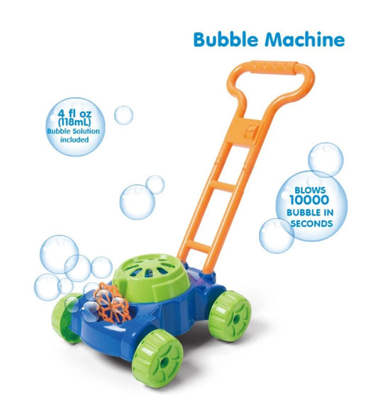 Plastic Hand Push Bubble Machine Electric Blowing Bubble Parent-child Outdoor Children's Tank Car Toy Summer - KKscollecation