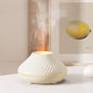 2022 New Volcanic Flame Aroma Diffuser Essential Oil Lamp 130ml USB Portable Air Humidifier With Color Night Light Mist Maker Fogger LED Light - KKscollecation