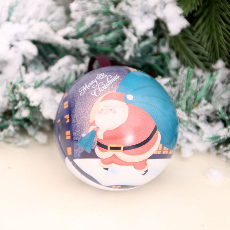 Christmas ball candy jar - KKscollecation