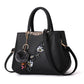 Contrasting color ladies bag handbag