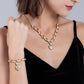 Diamond Necklace Love Pendant Set - KKscollecation