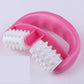 Plastic Massager Plastic Manual Roller Massager Double Wheel Massager Round Hand Massager - KKscollecation