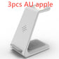 3 In 1 Fast Charging Station Wireless Charger Stand Wireless Quick Charge Dock For Phone Holder - Krosscanada