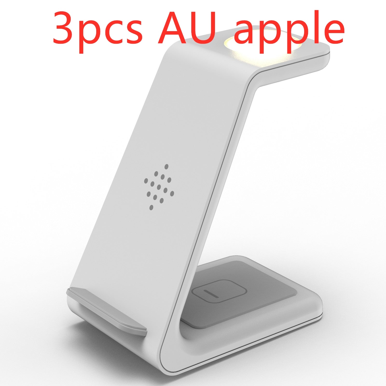 3 In 1 Fast Charging Station Wireless Charger Stand Wireless Quick Charge Dock For Phone Holder - Krosscanada