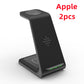 3 In 1 Fast Charging Station Wireless Charger Stand Wireless Quick Charge Dock For Phone Holder - Krosscanada