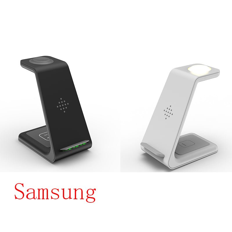 3 In 1 Fast Charging Station Wireless Charger Stand Wireless Quick Charge Dock For Phone Holder - Krosscanada