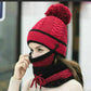 3 in 1 winter knitted beanie hat set - Krosscanada