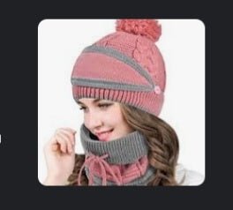 3 in 1 winter knitted beanie hat set - Krosscanada