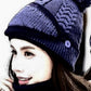 3 in 1 winter knitted beanie hat set - Krosscanada
