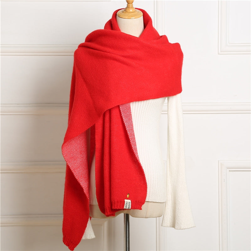 Shawl Accessories Cashmere Scarf Women Scarfs Winter - KKscollecation