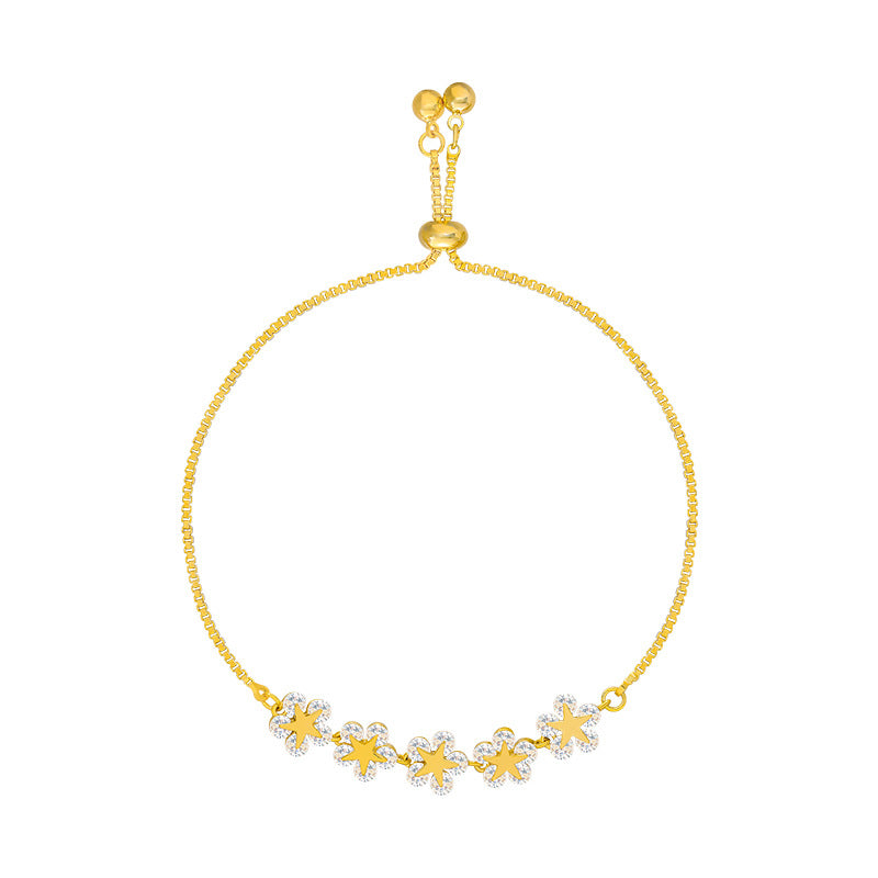 Zircon flower bracelet - KKscollecation