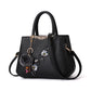 Contrasting color ladies bag handbag