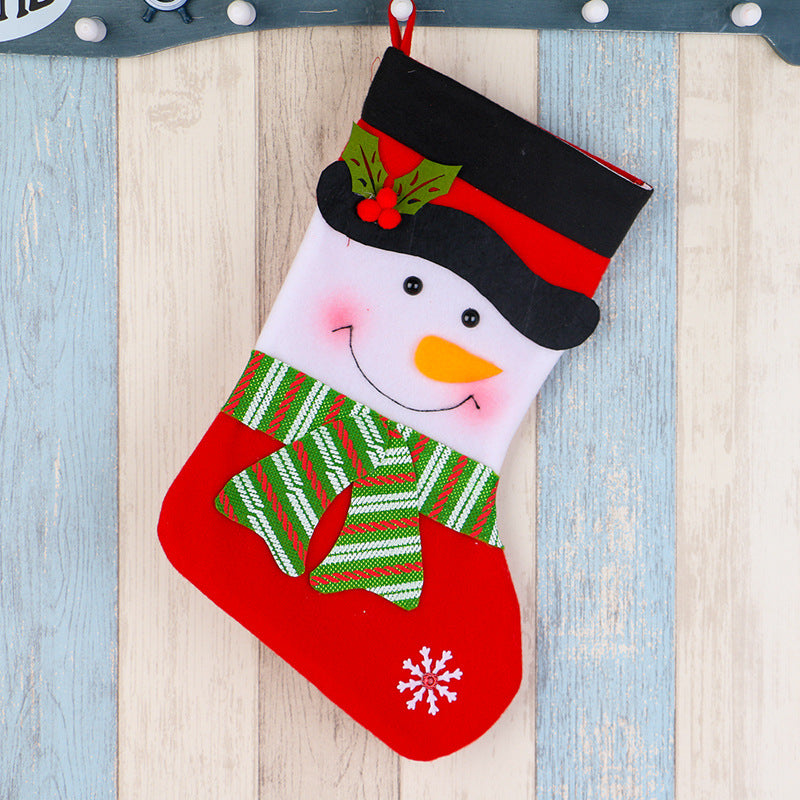 Christmas Gift Bag Christmas Decorations Gift Bag Pendant Ornaments Wholesale Large Christmas Stockings Socks - KKscollecation